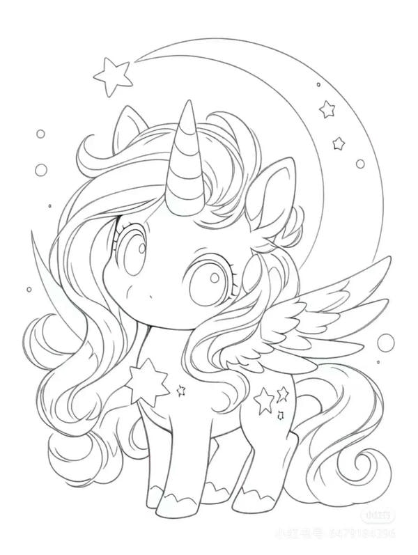 tranh tô màu ngựa pony 5