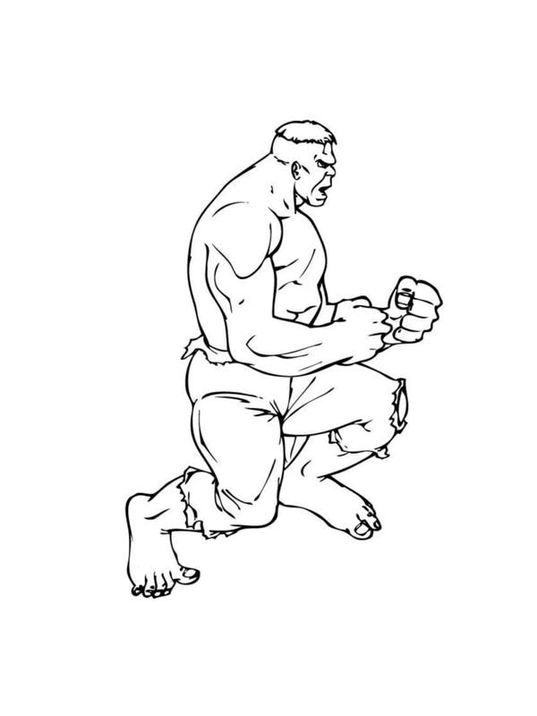 tranh tô màu người khổng lồ xanh