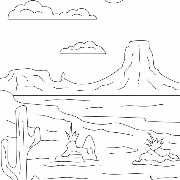 tranh tô màu phong cảnh 11