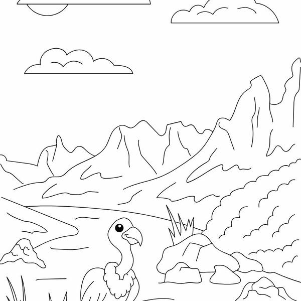 tranh tô màu phong cảnh 15