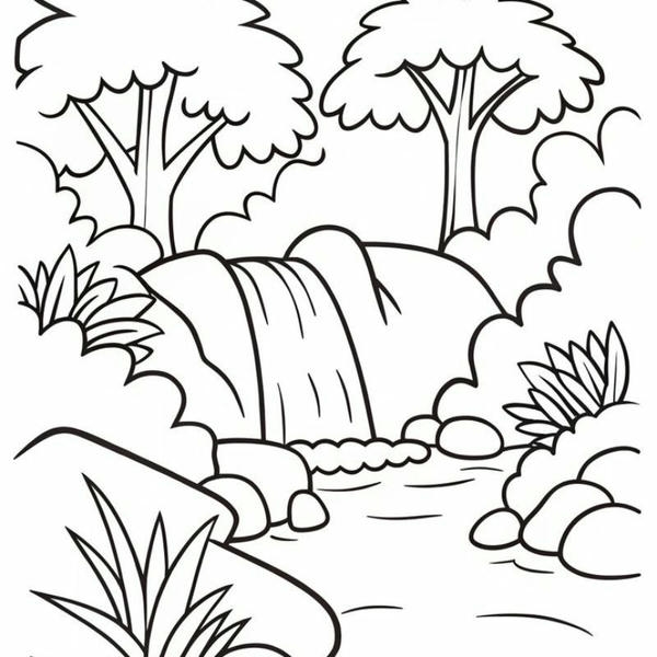 tranh tô màu phong cảnh 23