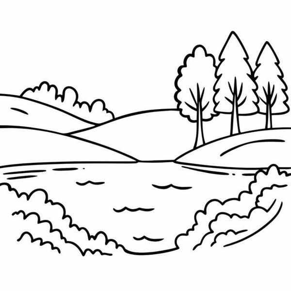 tranh tô màu phong cảnh 26