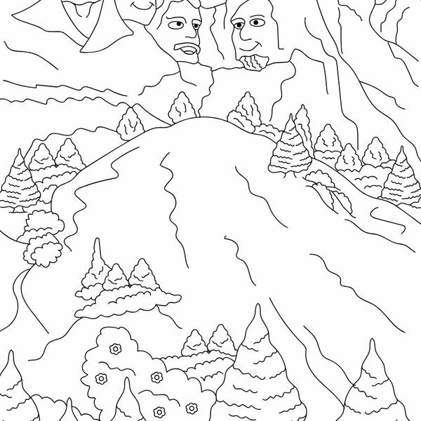 tranh tô màu phong cảnh 6