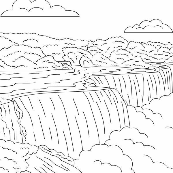 tranh tô màu phong cảnh 7