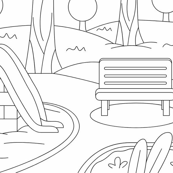 tranh tô màu phong cảnh