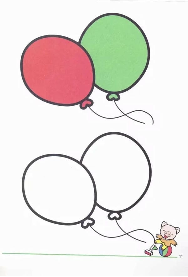 tranh tô màu quả bóng (23)