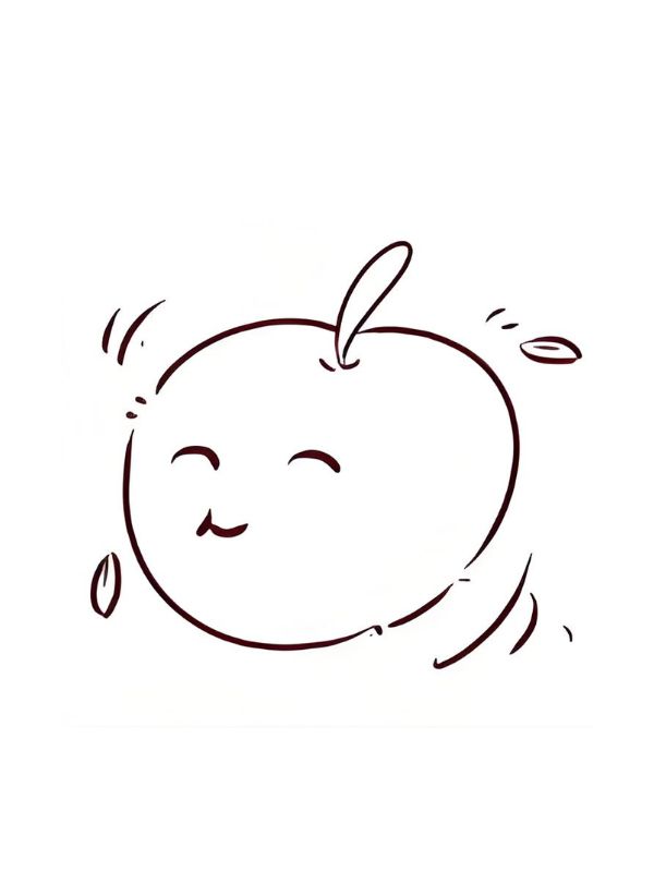 tranh tô màu quả cam 26