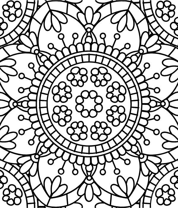 tranh tô màu trang trí hình vuông