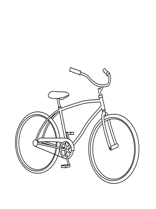 tranh tô màu xe đạp 19
