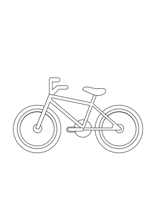 tranh tô màu xe đạp 2