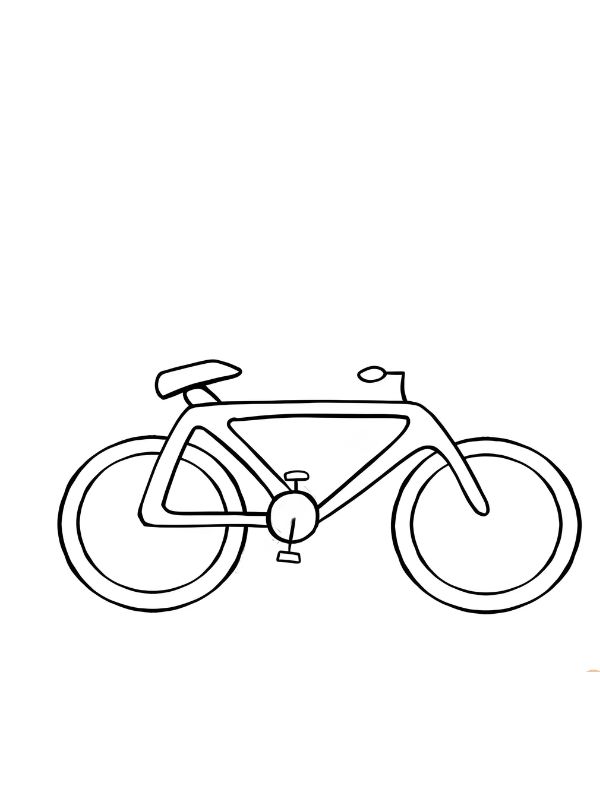 tranh tô màu xe đạp 26