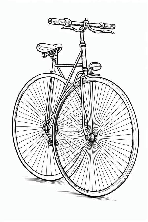 tranh tô màu xe đạp 33