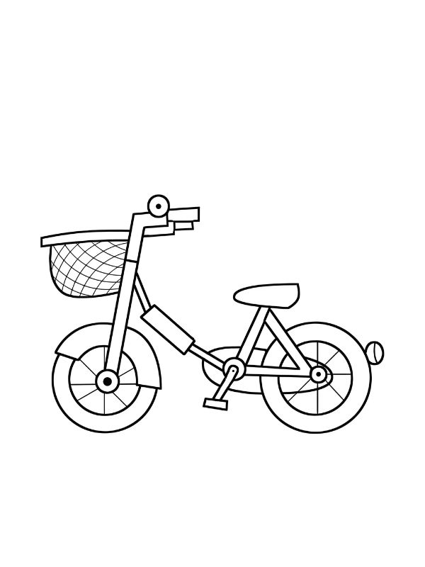 tranh tô màu xe đạp 5
