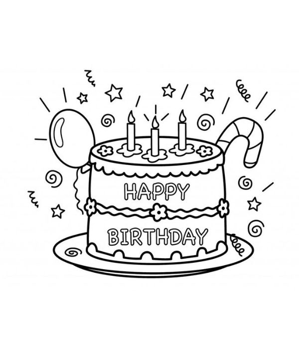 chữ happy birthday tô màu 13