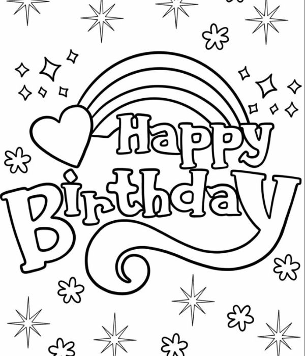 chữ happy birthday tô màu 16