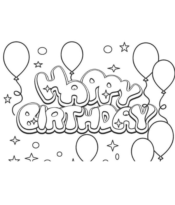 chữ happy birthday tô màu 17