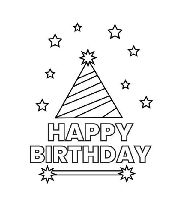 chữ happy birthday tô màu 23