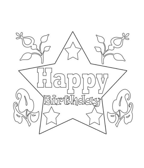 chữ happy birthday tô màu 4