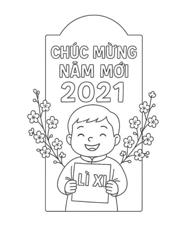 Bộ sưu tập 99+ tô màu bao lì xì độc đáo – bé thỏa sức sáng tạo
