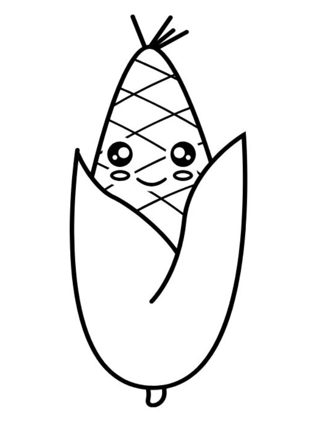 tô màu bắp ngô 17