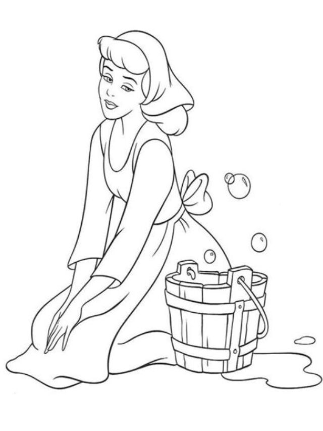 tô màu công chúa lọ lem 13