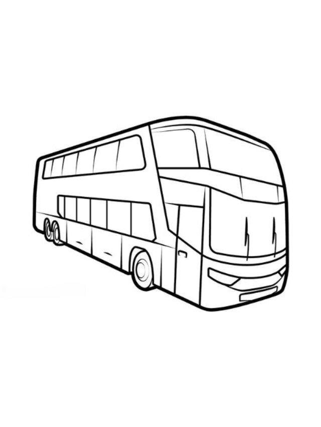 tô màu xe khách 10