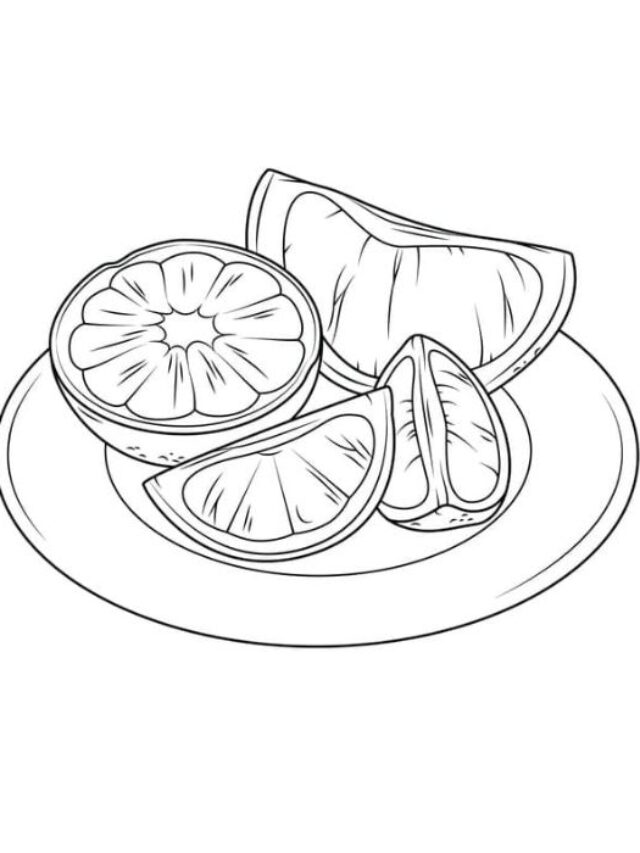 tranh tô màu cái đĩa 15