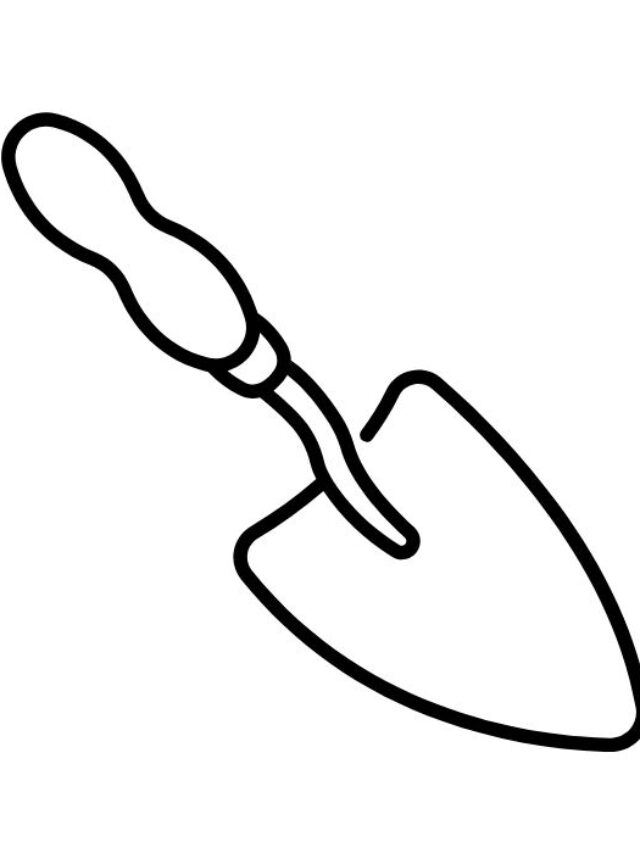 tranh tô màu dụng cụ nghề nông 20