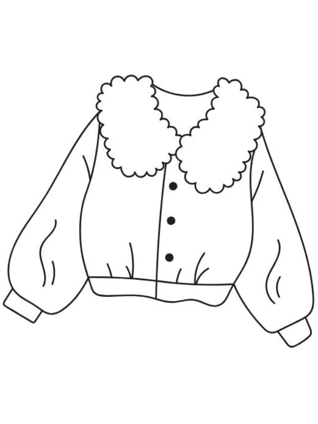 tranh tô màu quần áo mùa đông 19