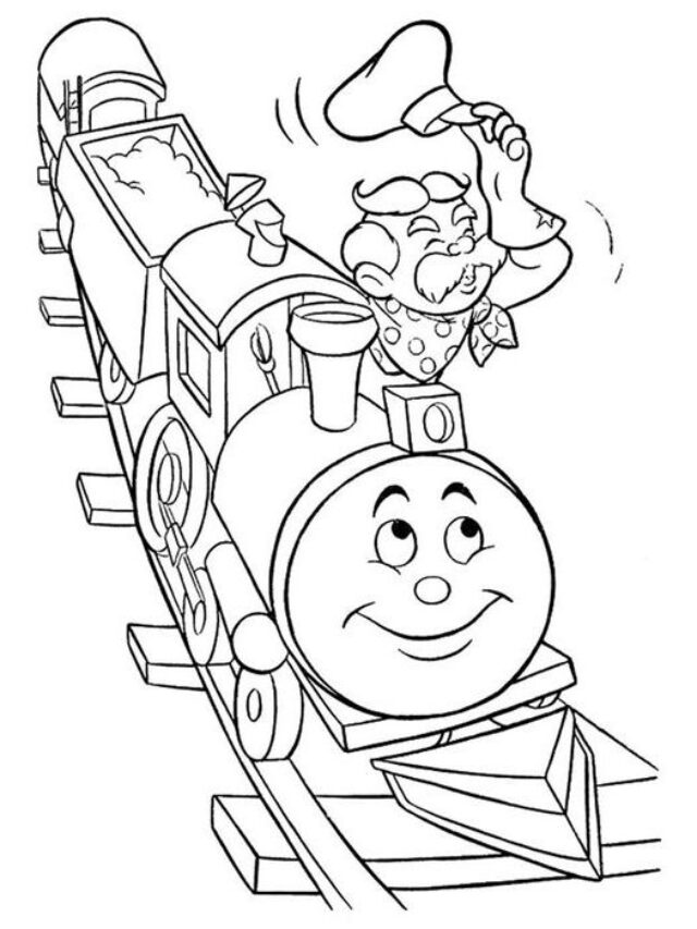 tranh tô màu tàu hỏa 19