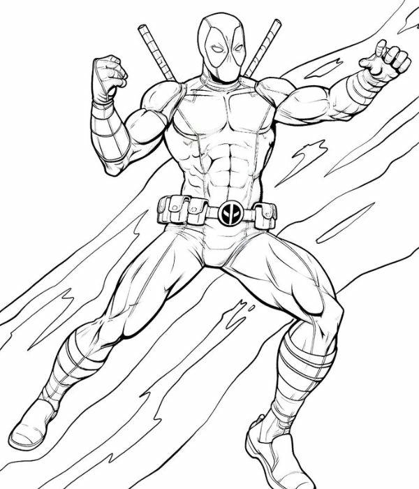 deadpool tô màu