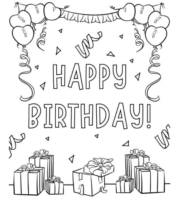 happy birthday tô màu chữ 30