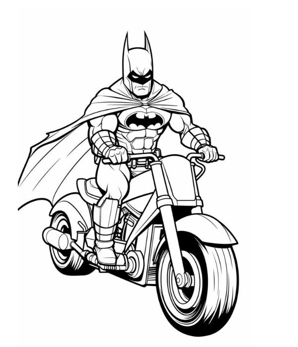 hình batman tô màu