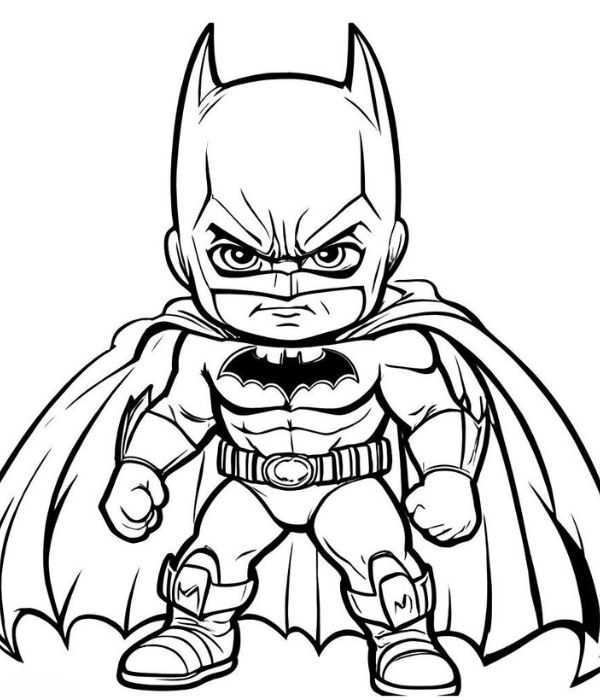 hình tô màu batman