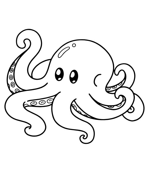 tô màu bạch tuộc 1