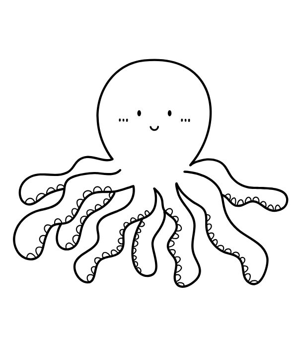 tô màu bạch tuộc 9