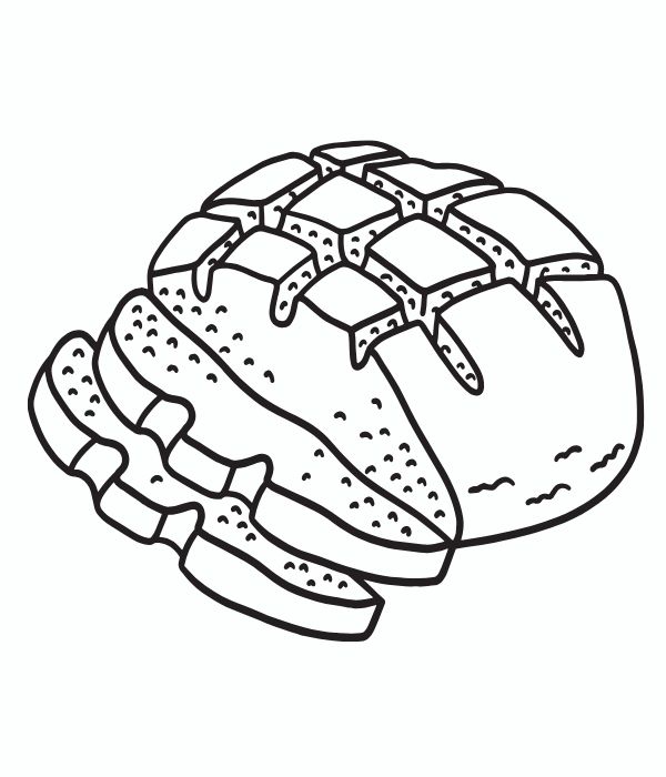 tô màu bánh mì 13