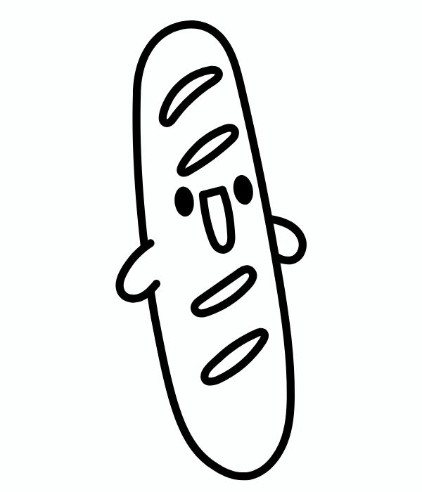 tô màu bánh mì 14