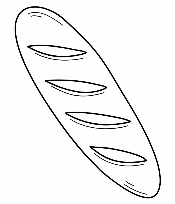 tô màu bánh mì 2