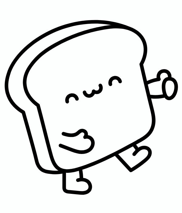 tô màu bánh mì 21