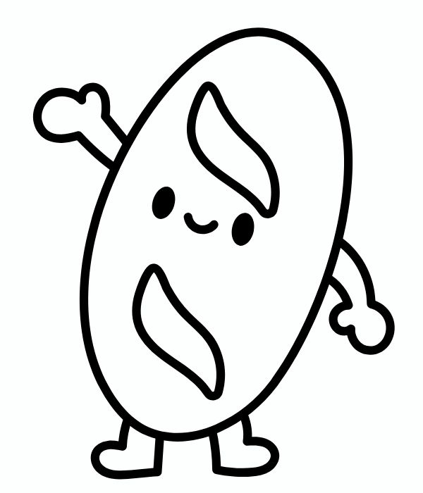 tô màu bánh mì 23