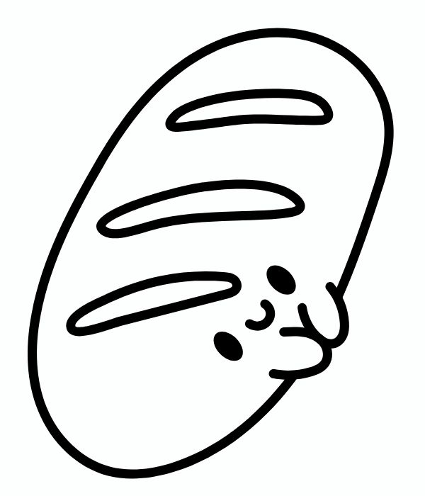 tô màu bánh mì 24