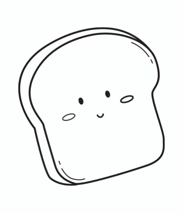 tô màu bánh mì 7