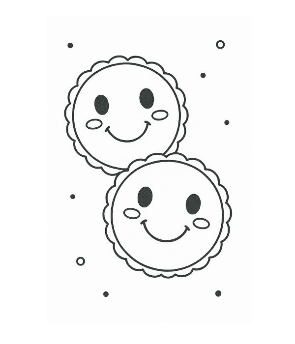 tô màu bánh trung thu