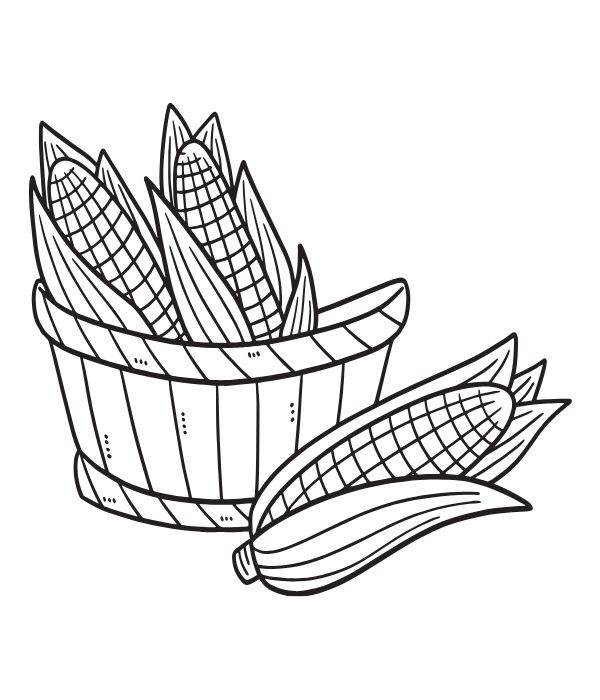 tô màu bắp ngô 10