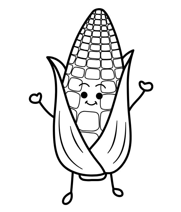 tô màu bắp ngô 15