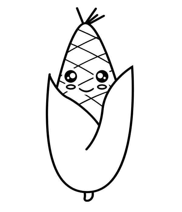 tô màu bắp ngô 17