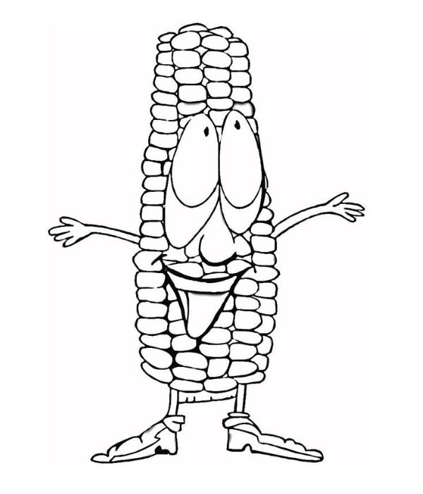 tô màu bắp ngô 27