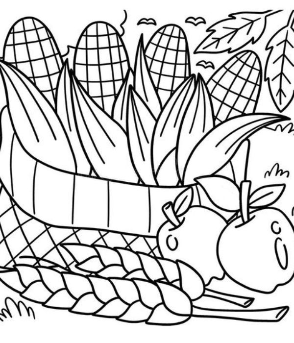 tô màu bắp ngô 29