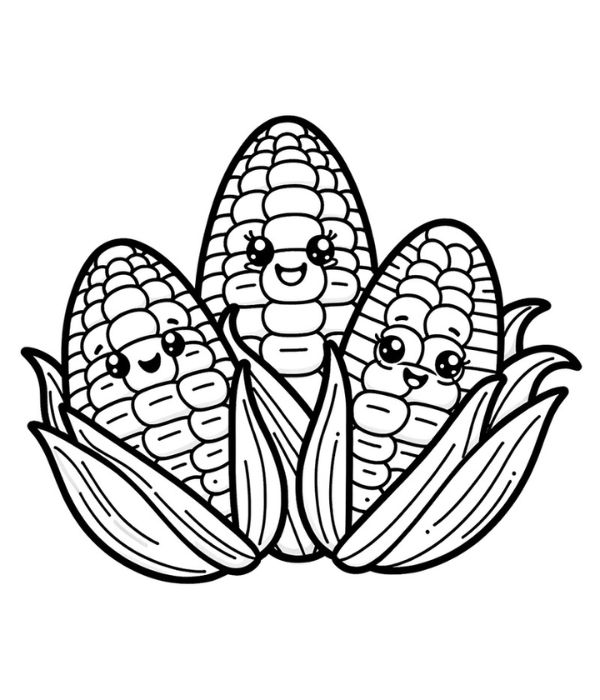 tô màu bắp ngô 31